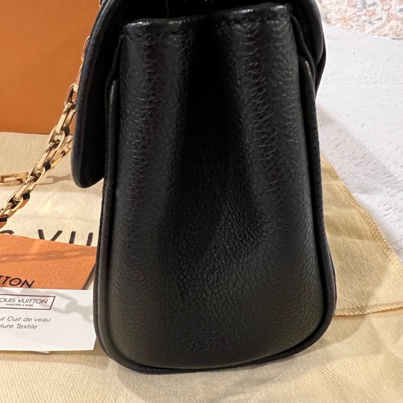 Authentic Louis Vuitton Empreinte St. Germaine BB Noir black leather bag - Picture 6 of 9